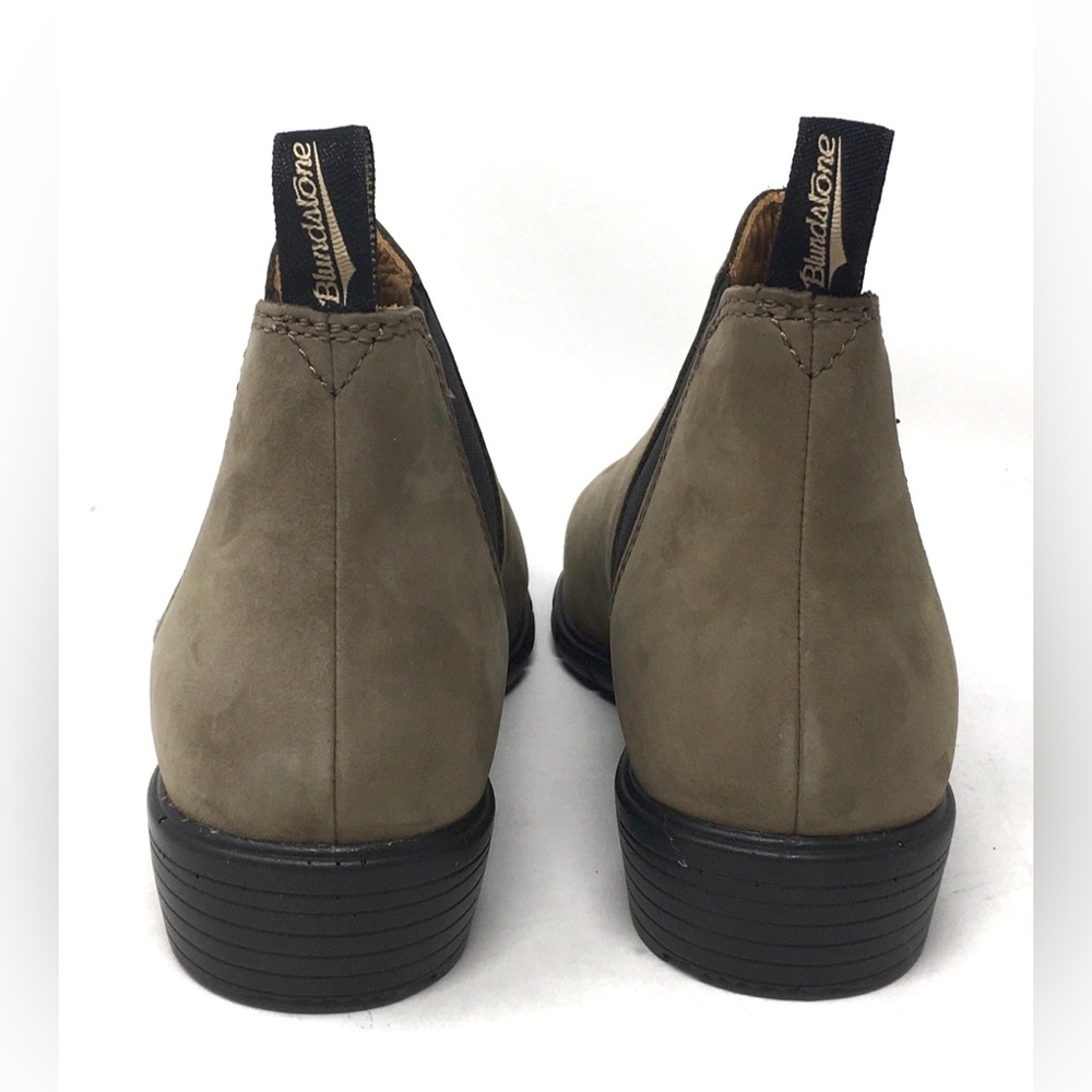Blundstone 1974 Ankle Suede Leather Stone Nubuck Heeled Chelsea Boots US 7 - Picture 8 of 16